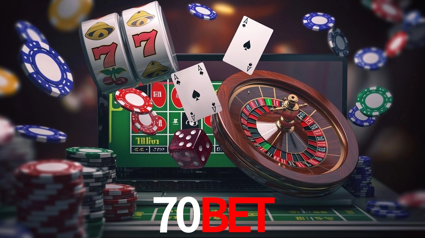 70bet Logo - Bônus com Rollover Justo